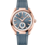 Seamaster 41 mm, Sedna™ gold on rubber strap - 220.52.41.21.03.002