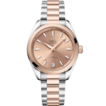 Seamaster 34 mm, steel - Sedna™ gold on steel - Sedna™ gold - 220.20.34.20.10.001