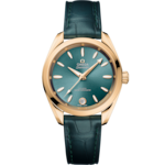 Seamaster 34 mm, Moonshine™ gold on leather strap - 220.53.34.20.10.001