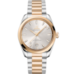 Seamaster 38 mm, steel - Moonshine™ gold on steel - Moonshine™ gold - 220.20.38.20.02.002