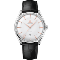 Seamaster Boutique Editions 39.5 mm, steel on leather strap - 51113402002001