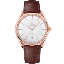 Seamaster Boutique Editions 39.5 mm, Sedna™ gold on leather strap - 51153402002001