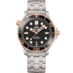 Seamaster 42 mm, steel - Sedna™ gold on steel - Sedna™ gold - 210.20.42.20.01.001