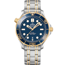 Seamaster Diver 300M 42 mm, steel - yellow gold on steel - yellow gold - 210.20.42.20.03.001