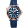 Seamaster 42 mm, steel - Sedna™ gold on rubber strap - 210.22.42.20.03.002