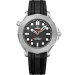 Seamaster 42 mm, steel on rubber strap - 210.32.42.20.01.002