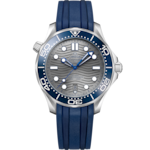 Seamaster 42 mm, steel on rubber strap - 210.32.42.20.06.001