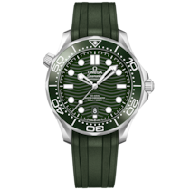 Seamaster 42 mm, steel on rubber strap - 210.32.42.20.10.001