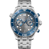 Seamaster Diver 300M 44 mm, steel on steel - 210.30.44.51.06.001