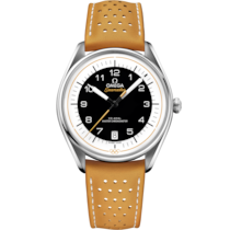 Seamaster 39.5 mm, steel on leather strap - 522.32.40.20.01.002