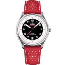 Seamaster 39.5 mm, steel on leather strap - 522.32.40.20.01.004