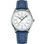 Seamaster 39.5 mm, steel on leather strap - 522.32.40.20.04.001