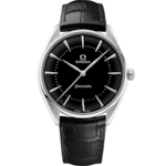 Seamaster 39.5 mm, platinum on leather strap - 522.93.40.20.01.001