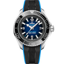 Seamaster Planet Ocean 6000M 45.5 mm, O-MEGASTEEL on rubber strap - 215.32.46.21.03.001