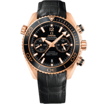 Seamaster Planet Ocean 600M 45.5 mm, red gold on leather strap - 232.63.46.51.01.001