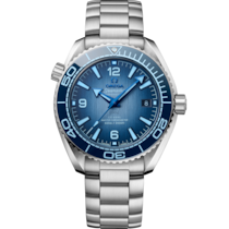 Seamaster Planet Ocean 600M 39.5 mm, steel on steel - 215.30.40.20.03.002