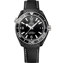 Seamaster Planet Ocean 600M 39.5 mm, black ceramic on rubber strap - 215.92.40.20.01.001