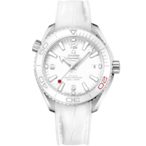 Seamaster 39.5 mm, steel on leather strap - 522.33.40.20.04.001