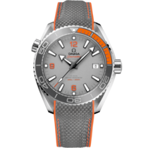 Seamaster 43.5 mm, titanium on rubber strap - 215.92.44.21.99.001