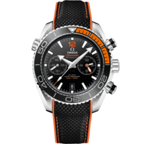 Seamaster Planet Ocean 600M 45.5 mm, steel on rubber strap - 215.32.46.51.01.001