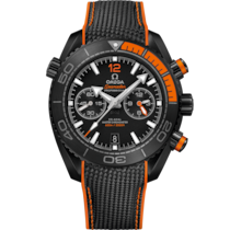 Seamaster Planet Ocean 600M 45.5 mm, black ceramic on rubber strap - 215.92.46.51.01.001