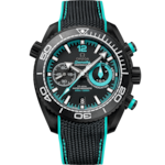 Seamaster 45.5 mm, black ceramic on rubber strap - 215.92.46.51.01.003