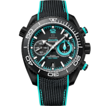 Seamaster Planet Ocean 600M 45.5 mm, black ceramic on rubber strap - 215.92.46.51.01.003