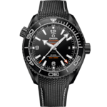 Seamaster 45.5 mm, black ceramic on rubber strap - 215.92.46.22.01.001