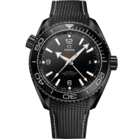 Seamaster Planet Ocean 600M 45.5 mm, black ceramic on rubber strap - 215.92.46.22.01.001