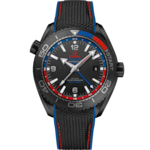 Seamaster 45.5 mm, black ceramic on rubber strap - 215.92.46.22.01.004