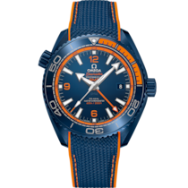 Seamaster Planet Ocean 600M 45.5 mm, blue ceramic on rubber strap - 215.92.46.22.03.001