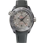 Seamaster 45.5 mm, grey ceramic on rubber strap - 215.92.46.22.99.002