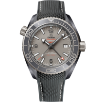 Seamaster Planet Ocean 600M 45.5 mm, grey ceramic on rubber strap - 215.92.46.22.99.002