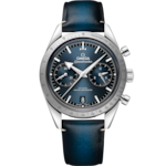 Speedmaster 40.5 mm, steel on leather strap - 332.12.41.51.03.001