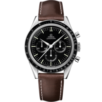 Speedmaster Anniversary Series 39.7 mm, steel on leather strap - 311.32.40.30.01.001