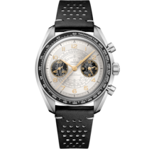 Speedmaster 43 mm, Steel on Leather strap - 522.32.43.51.02.001