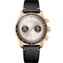 Speedmaster Chronoscope 43 mm, Moonshine™ gold on Leather strap - 522.62.43.51.02.001