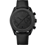 Speedmaster 44.25 mm, black ceramic on coated nylon fabric strap - 311.92.44.51.01.005