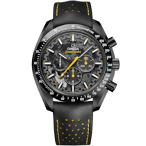 Speedmaster Dark Side of the Moon 44.25 mm, black ceramic on rubber strap - 310.92.44.50.01.001