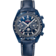 Speedmaster 44.25 mm, blue ceramic on leather strap - 304.93.44.52.03.001
