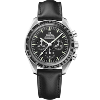 Speedmaster Moonwatch Professional 42 mm, steel on leather strap - 310.32.42.50.01.002