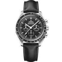 Speedmaster 42 mm, steel on leather strap - 310.32.42.50.01.002