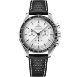 Speedmaster 42 mm, Steel on Leather strap - 310.32.42.50.04.002