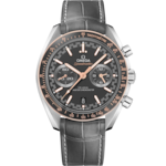 Speedmaster 44.25 mm, steel on leather strap - 329.23.44.51.06.001