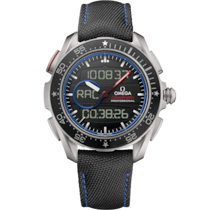 Speedmaster X-33 Regatta 45 mm, titanium on coated nylon fabric strap - 318.92.45.79.01.001