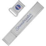 Two-piece strap - 2-piece grey Speedmaster Moonwatch VELCRO® strap - 032CWZ016040