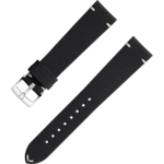 兩件式表帶 - 黑色皮表帶連針扣 - 032CUZ006675