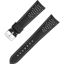 兩件式表帶 - 黑色皮表帶連針扣 - 032CUZ010017