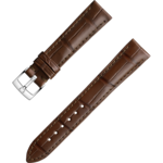 兩件式表帶 - 啡色鱷魚皮表帶連針扣 - 032CUZ010217