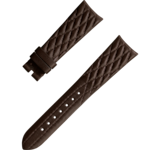 Two-piece strap - Brown leather strap with pin buckle - 032CUZ011288